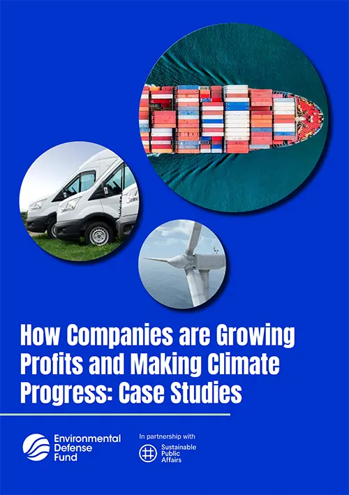 How Companies are Growing Profits and Making Climate Progress report cover